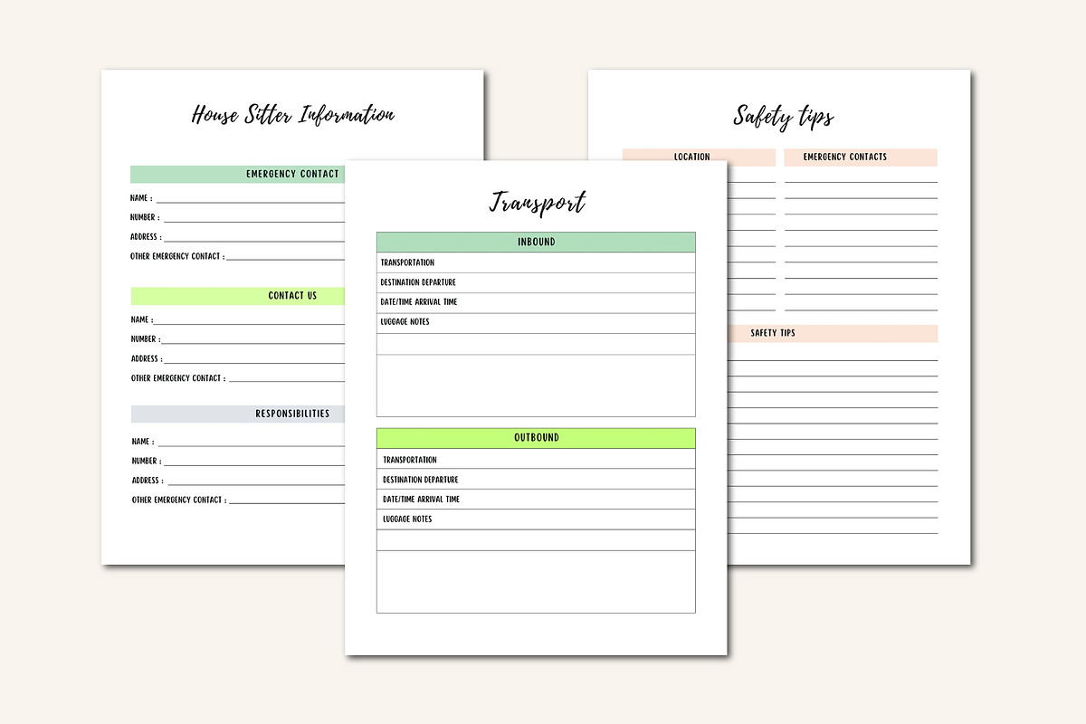 My Travel Journal, a Stationery Template by Designmela01 (Photo 4 of 10)