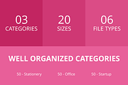 150 Office & Stationery Glyph Icons, an Outline Icon by IconBunny (Thumbnail 3 of 6)