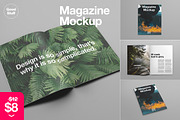 Magazine Mockup, a Print Template by Good Stuff (Thumbnail 1 of 5)