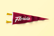 Felt Pennant Mockup, a Product Mockup by Jacob Waites (Thumbnail 5 of 5)