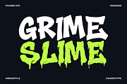Grime Slime - Dripping Graffiti Font, a Handwritten Font by figuree studio (Thumbnail 1 of 7)