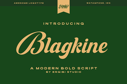 Blagkine - Bold Script
