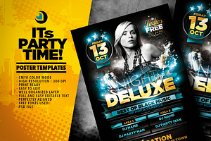 Night Deluxe Flyer Template