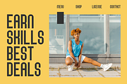 Noena Condensed Sans Font, a Sans Serif Font by Artiveko (Thumbnail 5 of 7)