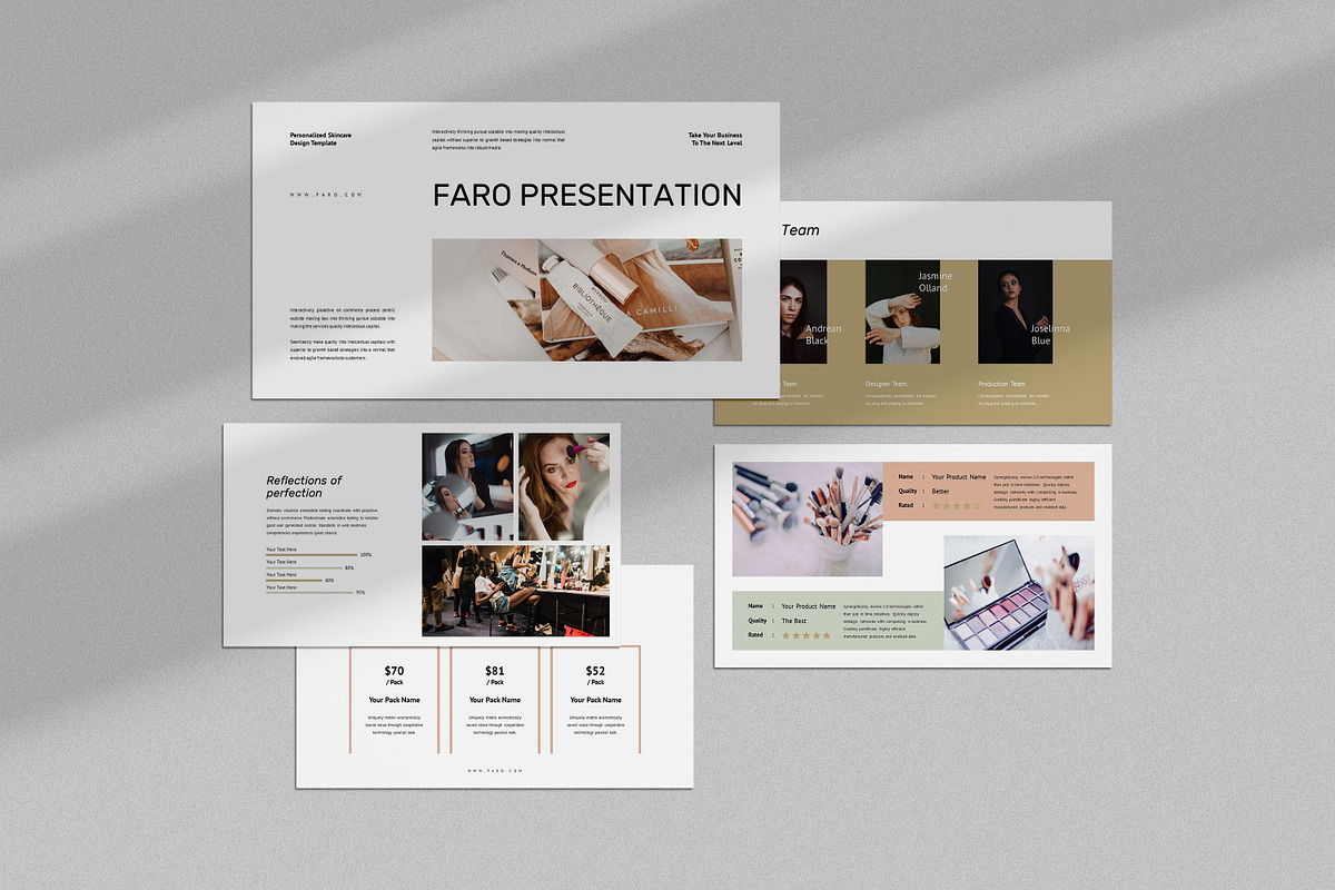 Faro : Beauty Clinic Powerpoint, a Presentation Template by Punkl Camp (Photo 1 of 9)
