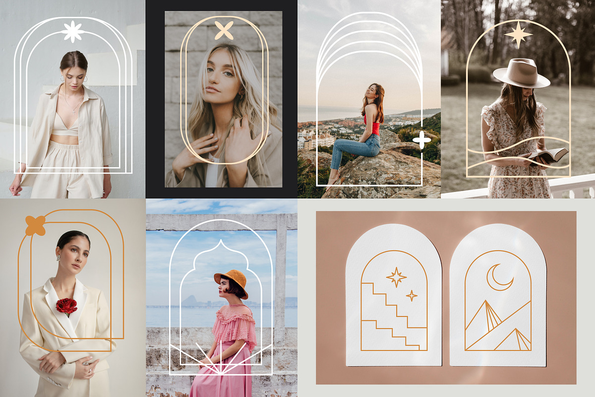 100 Illustrations and Frames Atelier, an Object Graphic by Katrinelly (Photo 3 of 16)