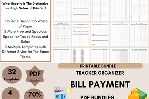 Printable Bill Payment Tracker