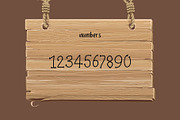 Struck wood Display font, a Sans Serif Font by Mehul Munjani (Thumbnail 7 of 9)