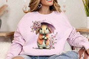 Whimsical Mother's Day Bunny Clipart, a Seasonal Illustration by Canvas Craft (Thumbnail 4 of 7)