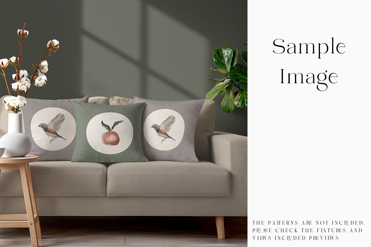 Throw Pillows Mockups, a Household Mockup by mock-ups (Photo 9 of 31)