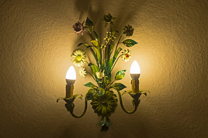 Old-fashioned lamp