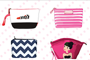 Cosmetics Bags & Makeup Mockup, an Illustration by mollyli.ai (Thumbnail 4 of 4)
