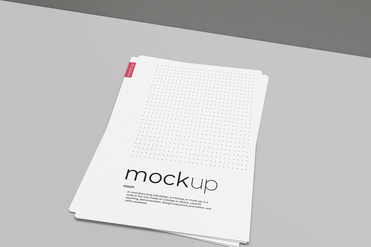 Flyer / Poster / CV Mockup 3, a Print Template by KIPET (Photo 3 of 14)