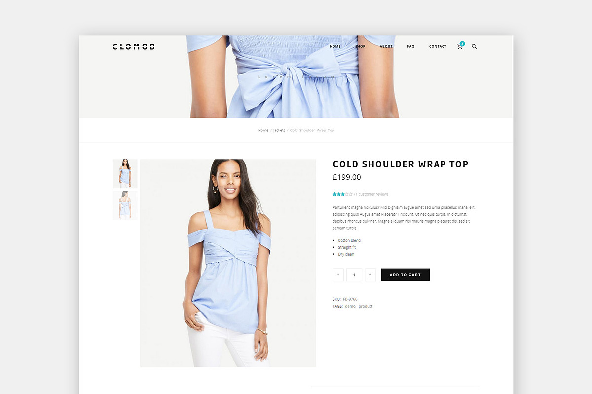 Rstore - Clean WooCommerce WP Theme, a WordPress Template by themenow (Photo 4 of 8)
