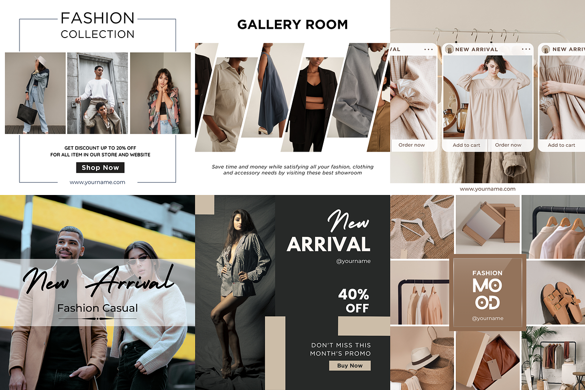 Instagram Fashion Canva Template, a Design Template by DigitAuras (Photo 2 of 3)