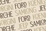 TBJ Orcherum | Unique Ligatures, a Sans Serif Font by Taboja Studio (Thumbnail 5 of 10)