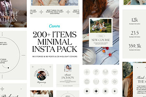 Minimalist Instagram Bundle CANVA