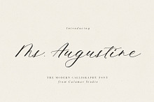 Ms. Augustine  Calligraphy Font