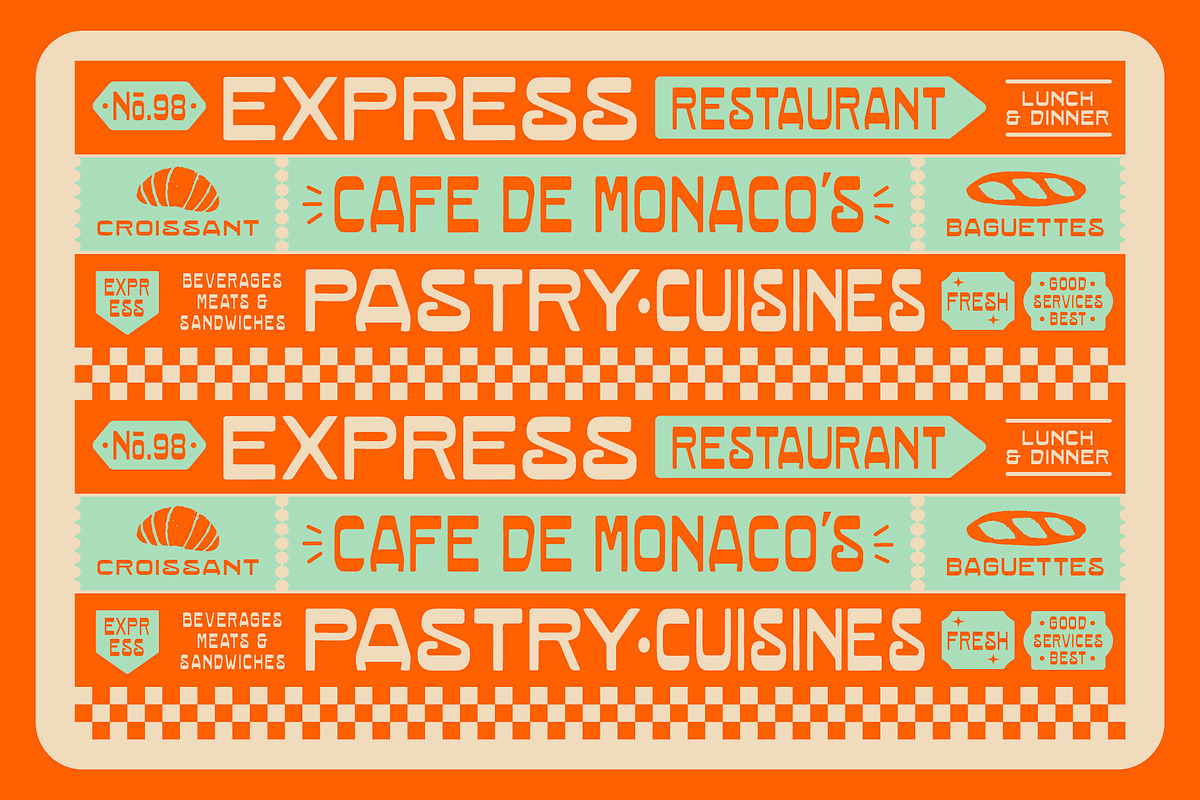 SEKAR — Retro Display Font, a Sans Serif Font by Any-Type® Foundry (Photo 3 of 8)