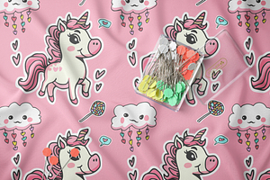 Unicorns Seamless Patterns Bonus