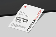 Paper A4 Mockup, an Advertising Mockup by Unerispace (Thumbnail 5 of 5)