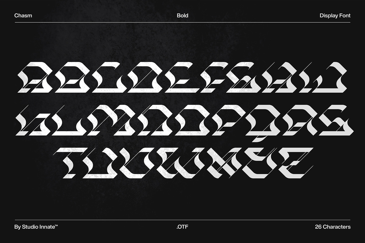 Chasm - Display Font Family, a Serif Font by Studio Innate (Photo 3 of 6)