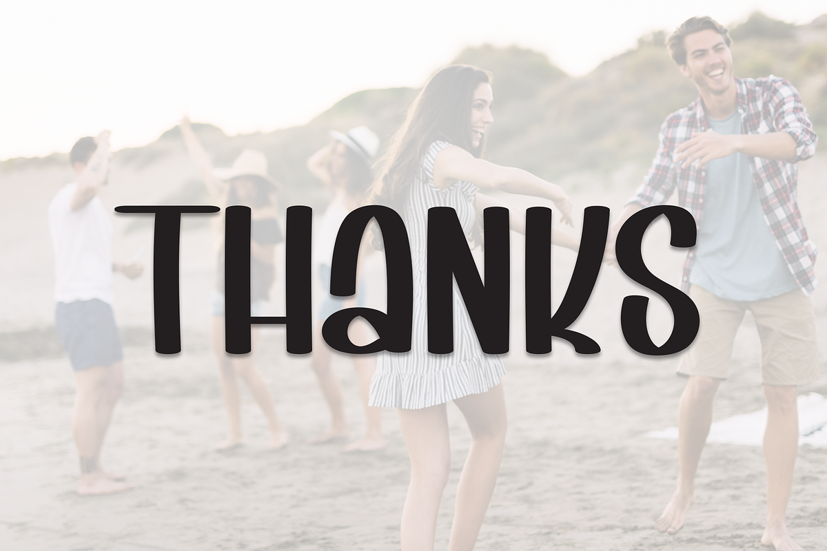 Beach Dancing | Script Font, a Script Font by Scratchones (Photo 8 of 8)