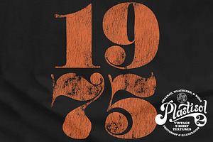 Plastisol 2 Vintage T-Shirt Textures