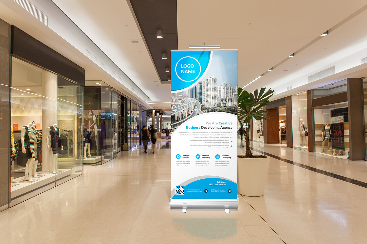 Roll Up Banner, a Stationery Template by ZAAS (Photo 6 of 7)