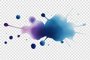 Isolated Watercolor Blots, a Decorative Illustration by BazziBa♥ (Thumbnail 8 of 9)
