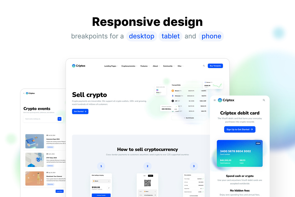 Criptex - Crypto Framer Template, a Landing Page Template by WhiteUI.Store (Photo 4 of 8)