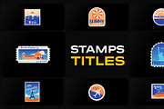 Stamps Titles | DaVinci Resolve, a Templates & Theme by FlashFXbox (Thumbnail 1 of 2)
