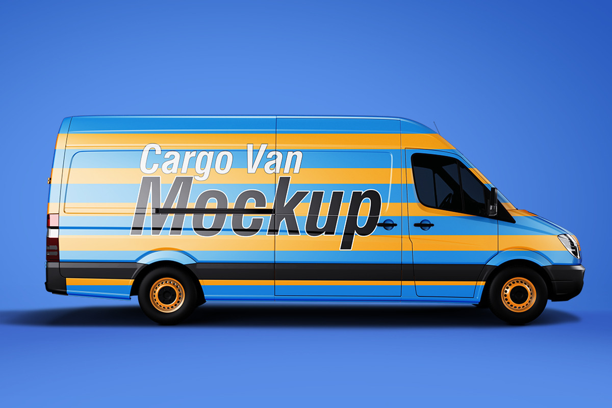 Van Mockup, a Mockup by MahmoudRafik (Photo 2 of 11)