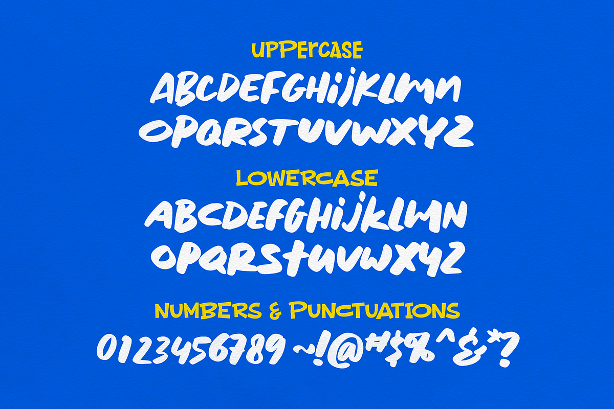 Bakso Tahu - Playful Font, a Handwritten Font by figuree studio (Photo 5 of 6)