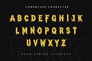 Dark Spring | Bold Death Metal Font, a Symbol Font by Masyafi Studio (Thumbnail 6 of 9)