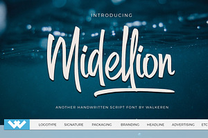 Midellion Script Font