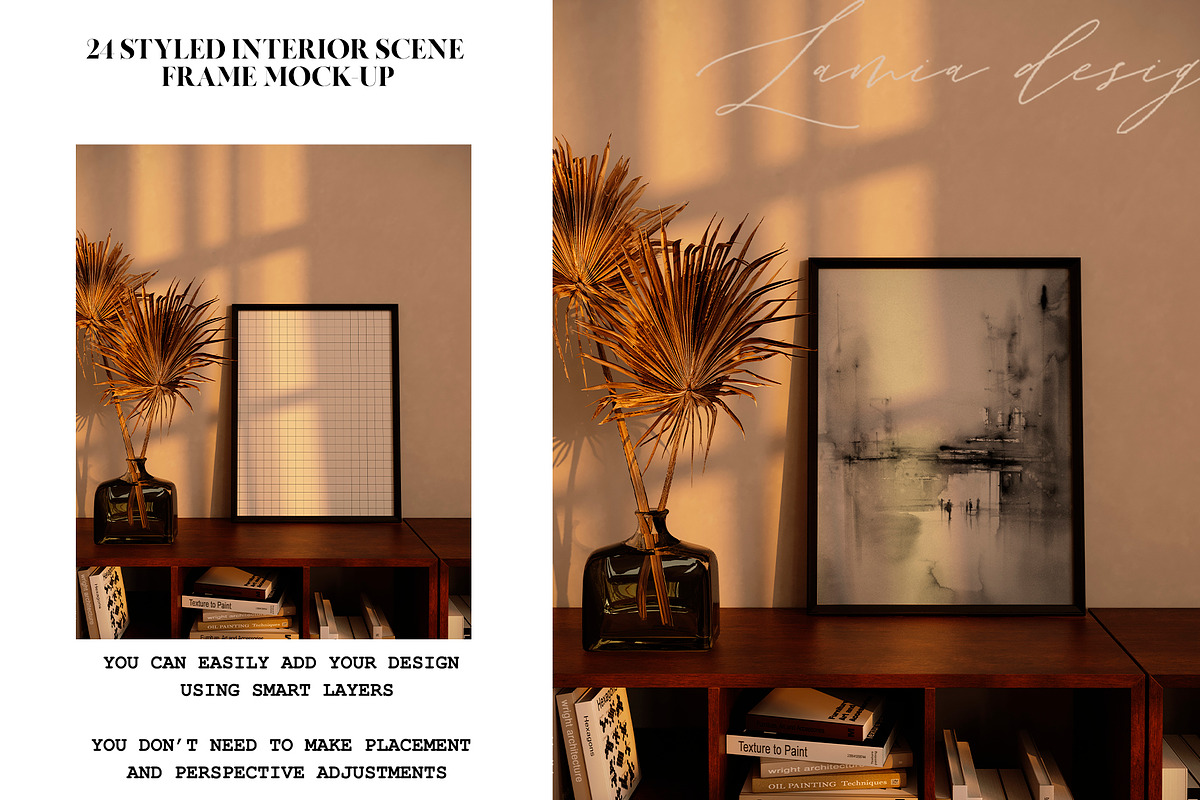 Japandi Frame Mockup Bundle, a Household Mockup by LAMIA DESIGN (Photo 14 of 18)