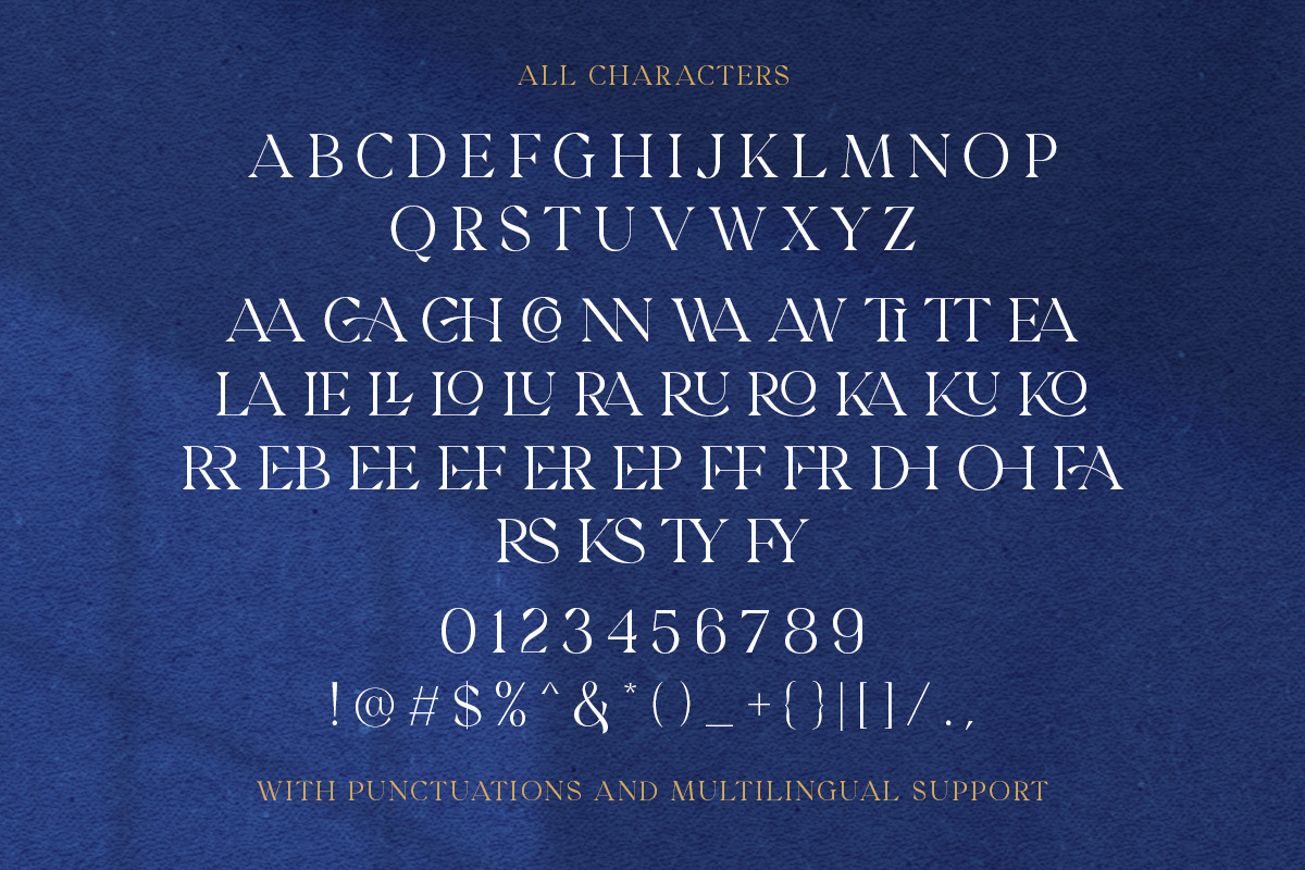 Roger & Lavienna - Ligature Serif, a Serif Font by Sarid Ezra (Photo 9 of 9)