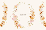 Autumn Watercolor Florals & Pumpkins, a Seasonal Illustration by Altea Design Studio (Thumbnail 14 of 21)