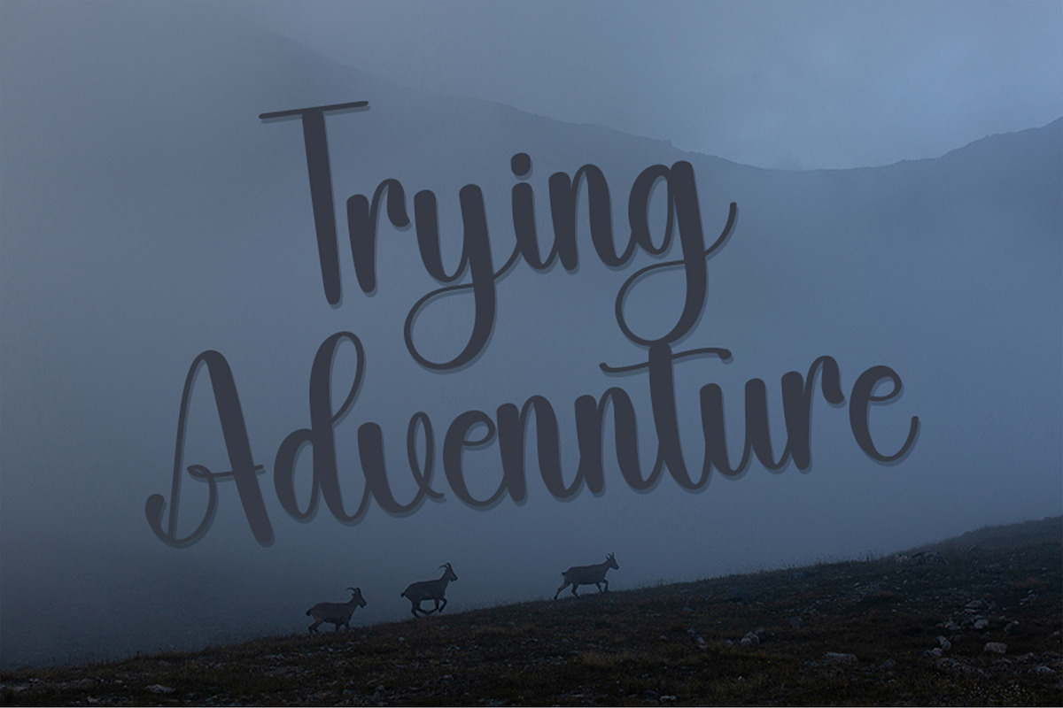 Goat - Script Font, a Script Font by InermediaSTUDIO (Photo 4 of 6)