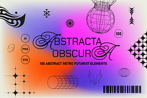 Retro Futurist Abstract Collection