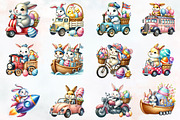 Transportation Easter sublimation, an Illustration by RobertsArt (Thumbnail 7 of 7)