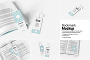 Bookmark Mockup, a Books & Magazine Mockup by Indah (Thumbnail 1 of 6)