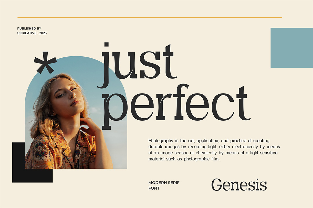 Methadone Modern Serif Font, a Serif Font by UICreative (Photo 4 of 13)