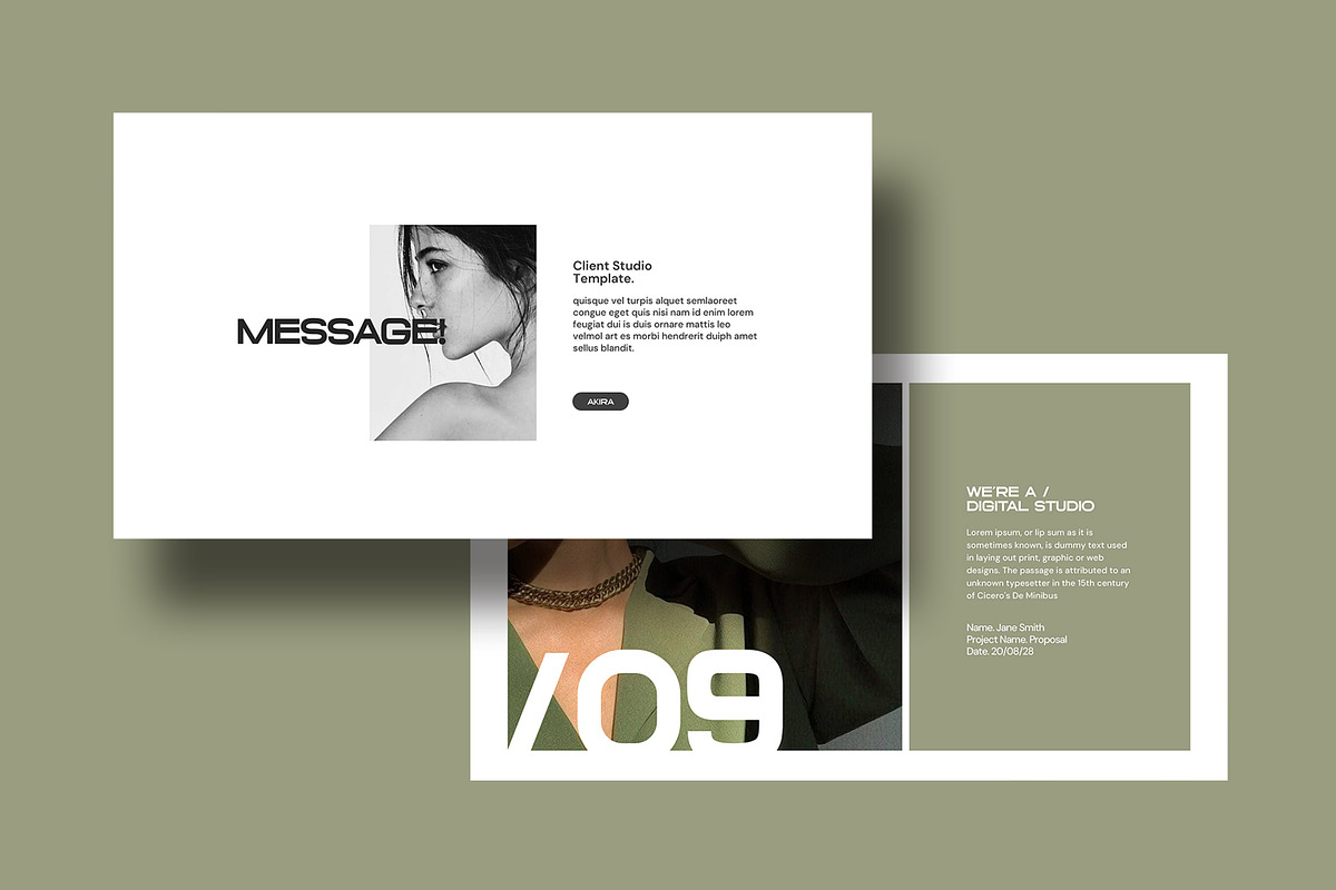 Brand Portfolio Template, a Presentation Template by SlideStock (Photo 8 of 8)