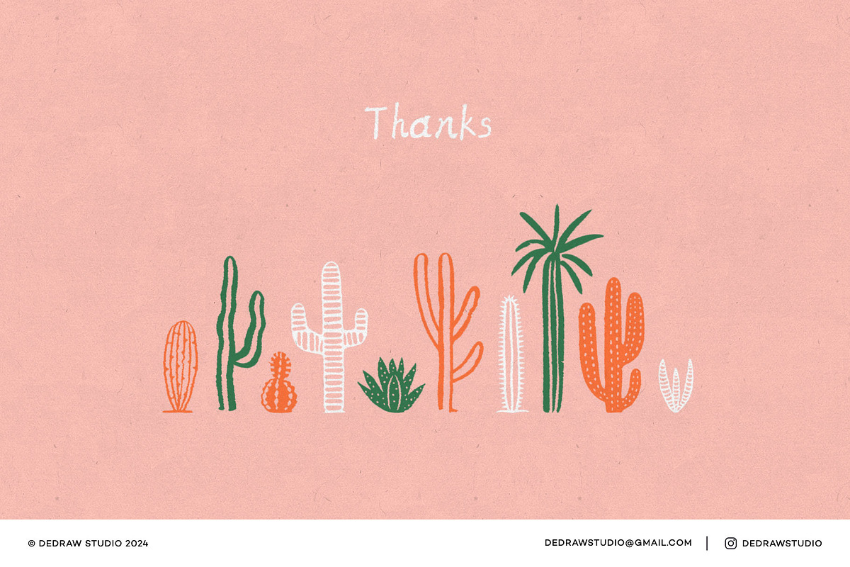 Cactus Patterns, Graphics & more, a Pattern Graphic by Dedraw Studio (Photo 14 of 14)