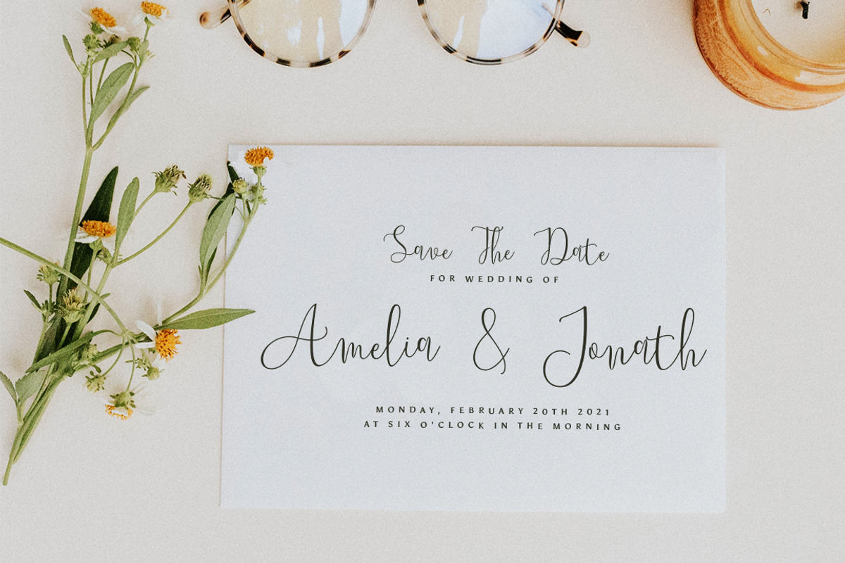Youthline Modern Script Font, a Script Font by sizimon (Photo 6 of 6)