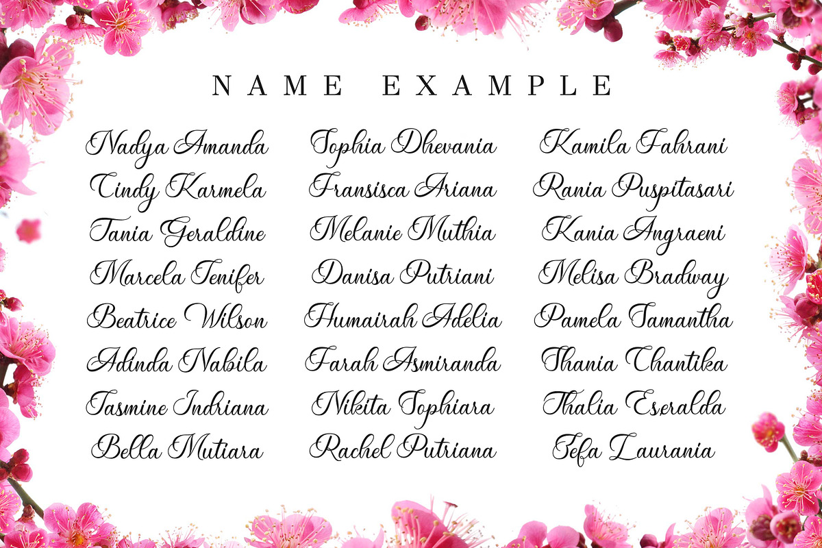 Wonderful Day - Romantic Script, a Script Font by Almarkhatype (Photo 5 of 11)