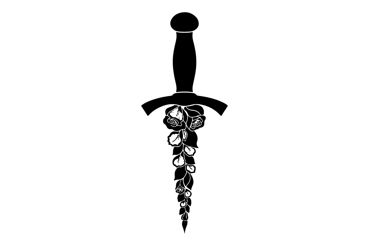 Ornamental Dagger Silhouette Bundle, an Object Illustration by Gaye Art (Photo 9 of 31)