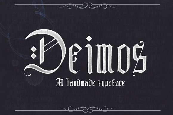 DEIMOS, a Blackletter Typeface preview 6